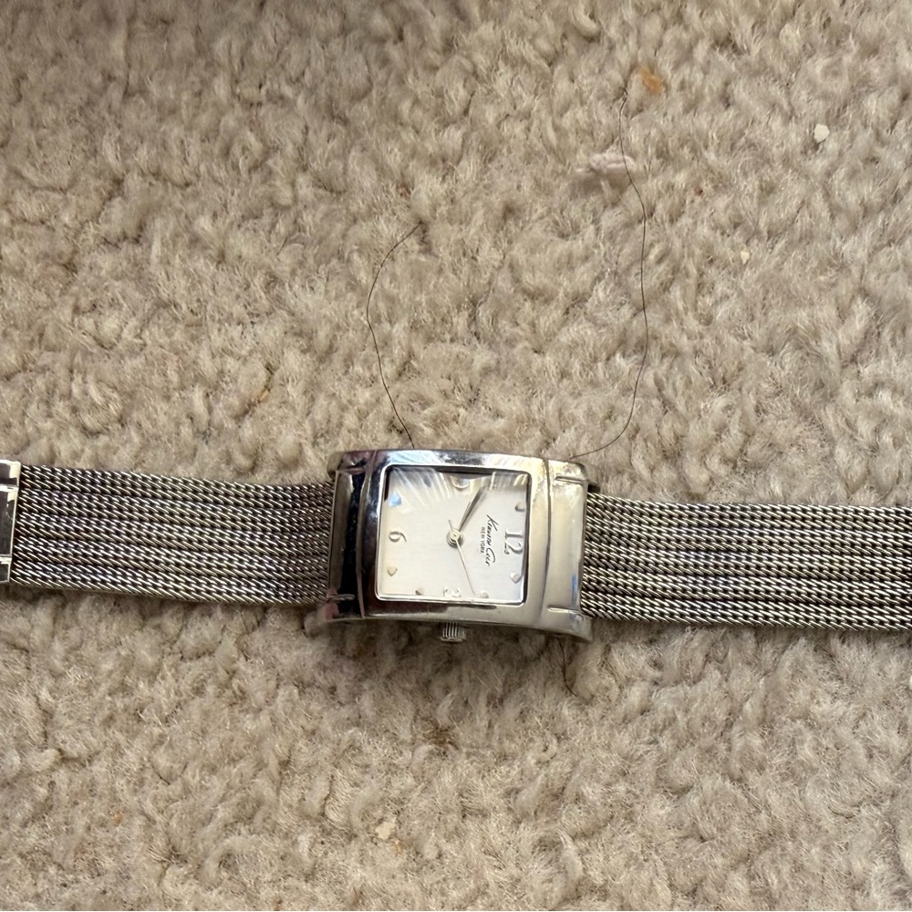 Kenneth Cole Silver Mesh Band Watch - Picture 4 of 4